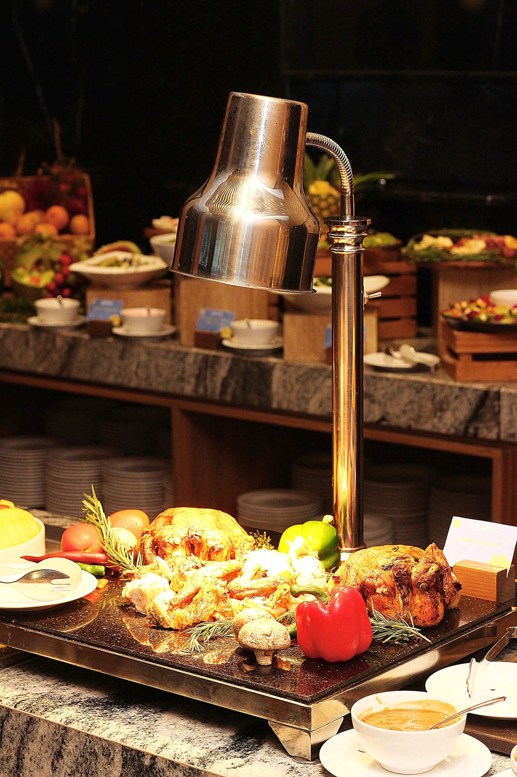 a food on a table in natal dan tahun baru
